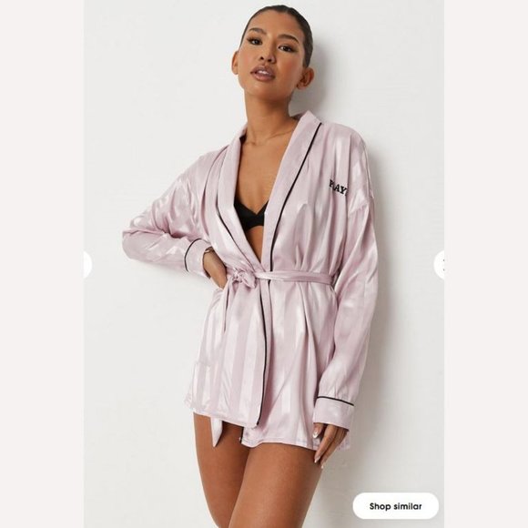PLAYBOY Intimates & Sleepwear Playboy X Missguided Pink Satin